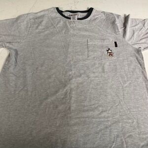 Vintage Disney World Mickey 28 Shirt‎ XL Pocket Tee Embroidered & Back Graphic